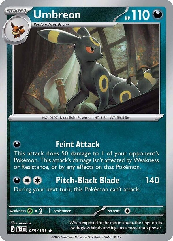 Prismatic Evolutions- Umbreon #59