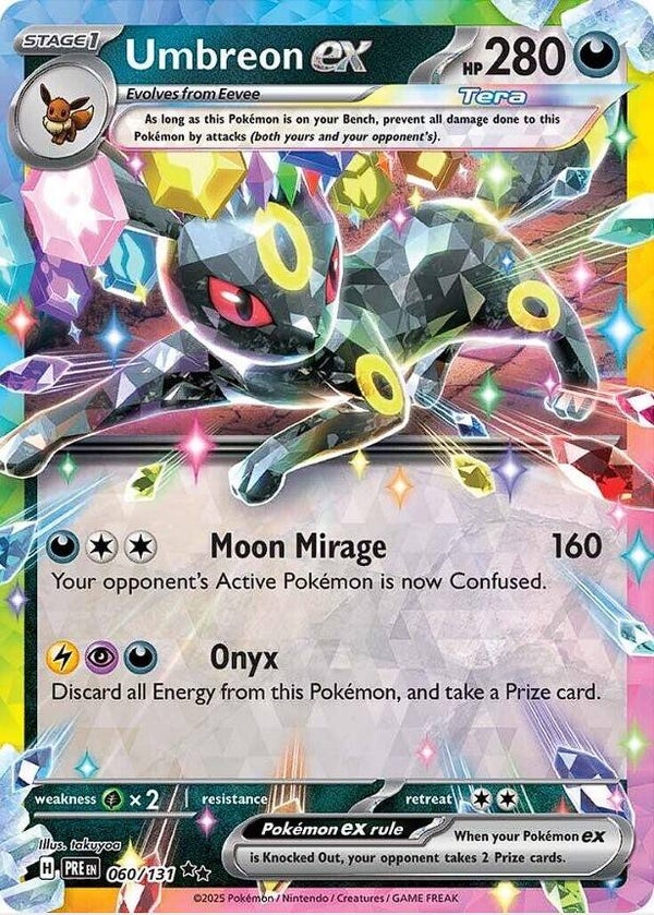 Prismatic Evolutions- Umbreon #60