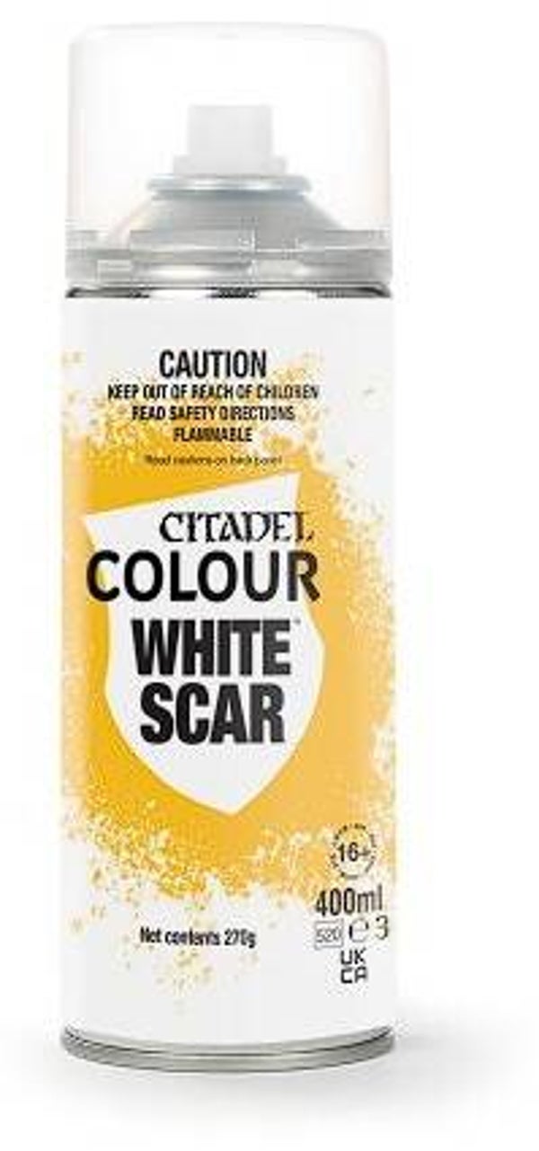 White Scar Spray Paint