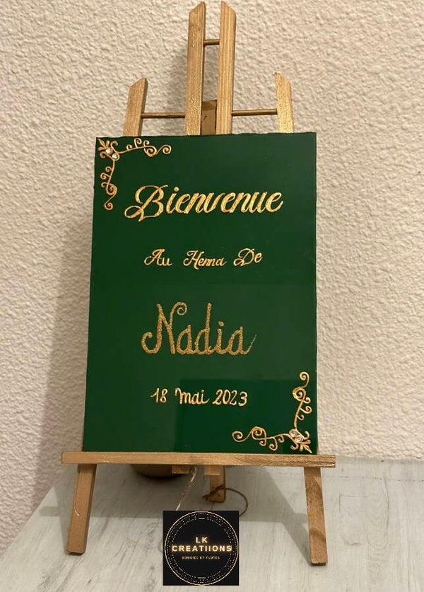 Panneau henna personnalisé
