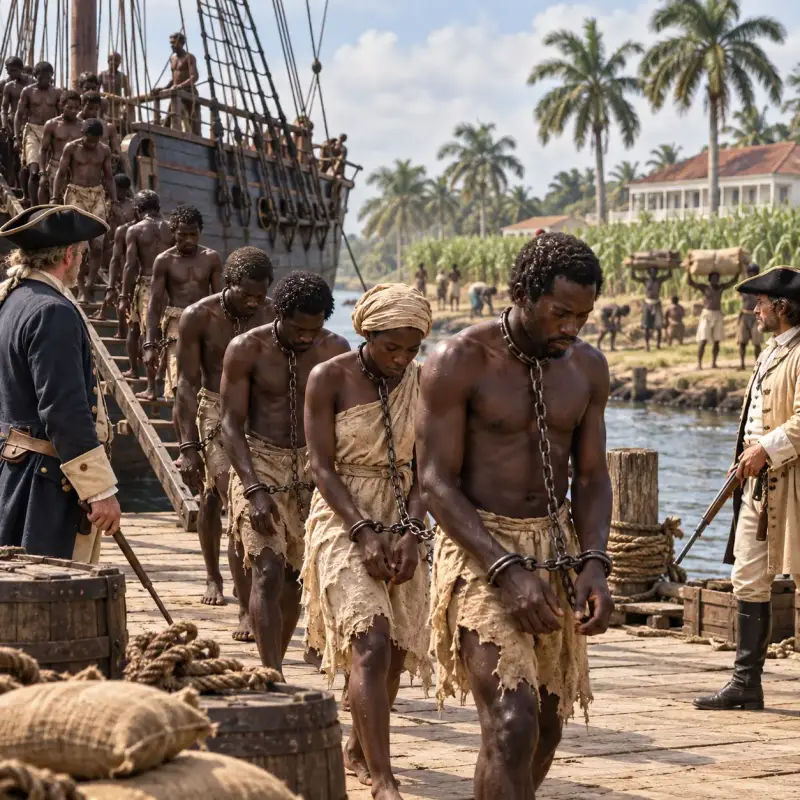 Begin van de slavernij in Suriname