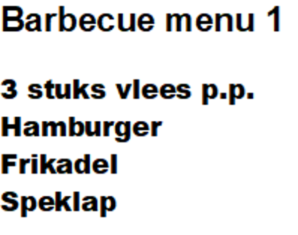 bbq menu 1 test