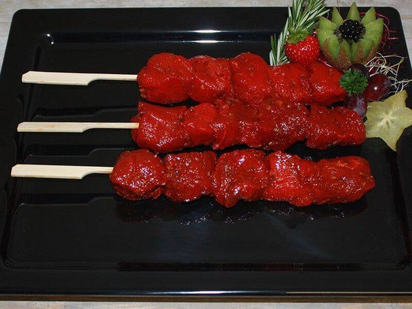 BBQ Ossenhaasspies gekruid (100gr)