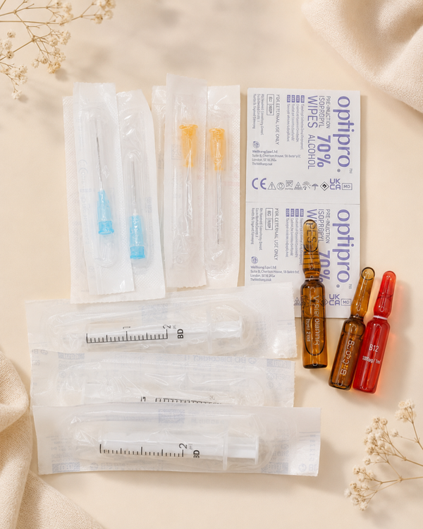 Monthly supercharge home injection kit - B12 - B-COMPLEX - VITAMIN C