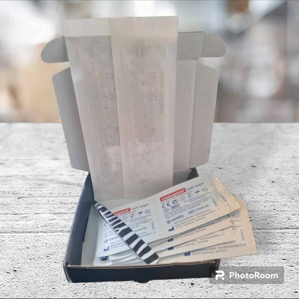 Ear seeds starter set including 40 ear seeds in GOLD