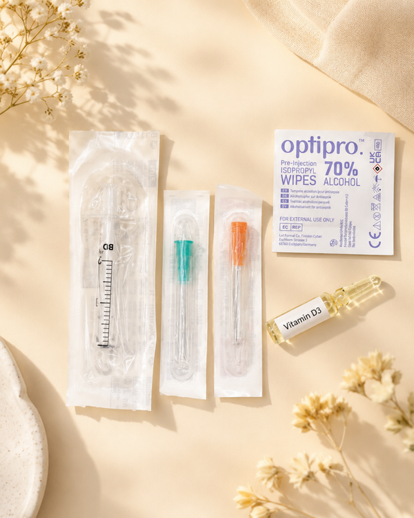 Vitamin D3 home injection kit