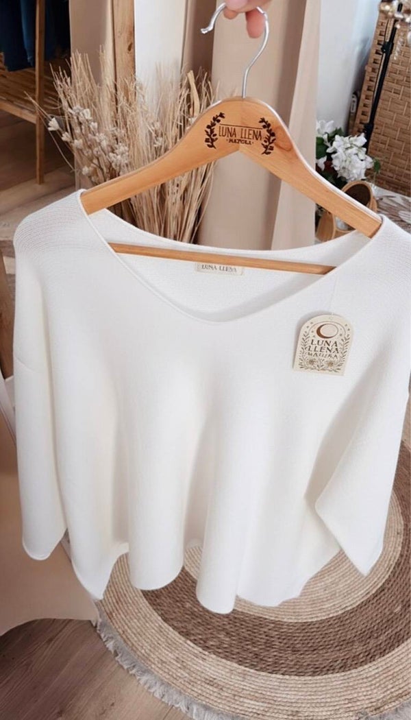 Jersey Blanco Boheme 🍂