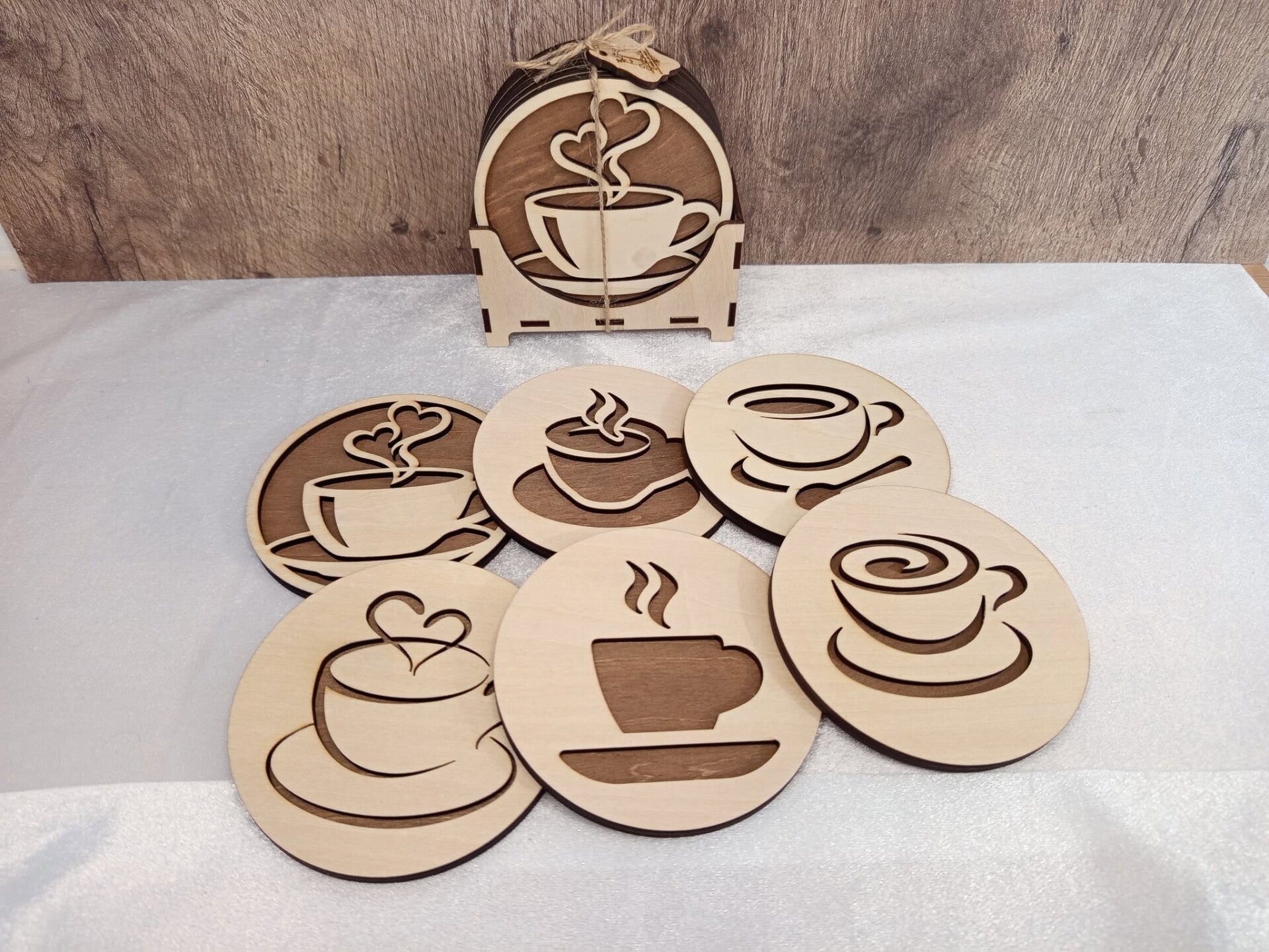 Ensemble de dessous de verre café DV-02