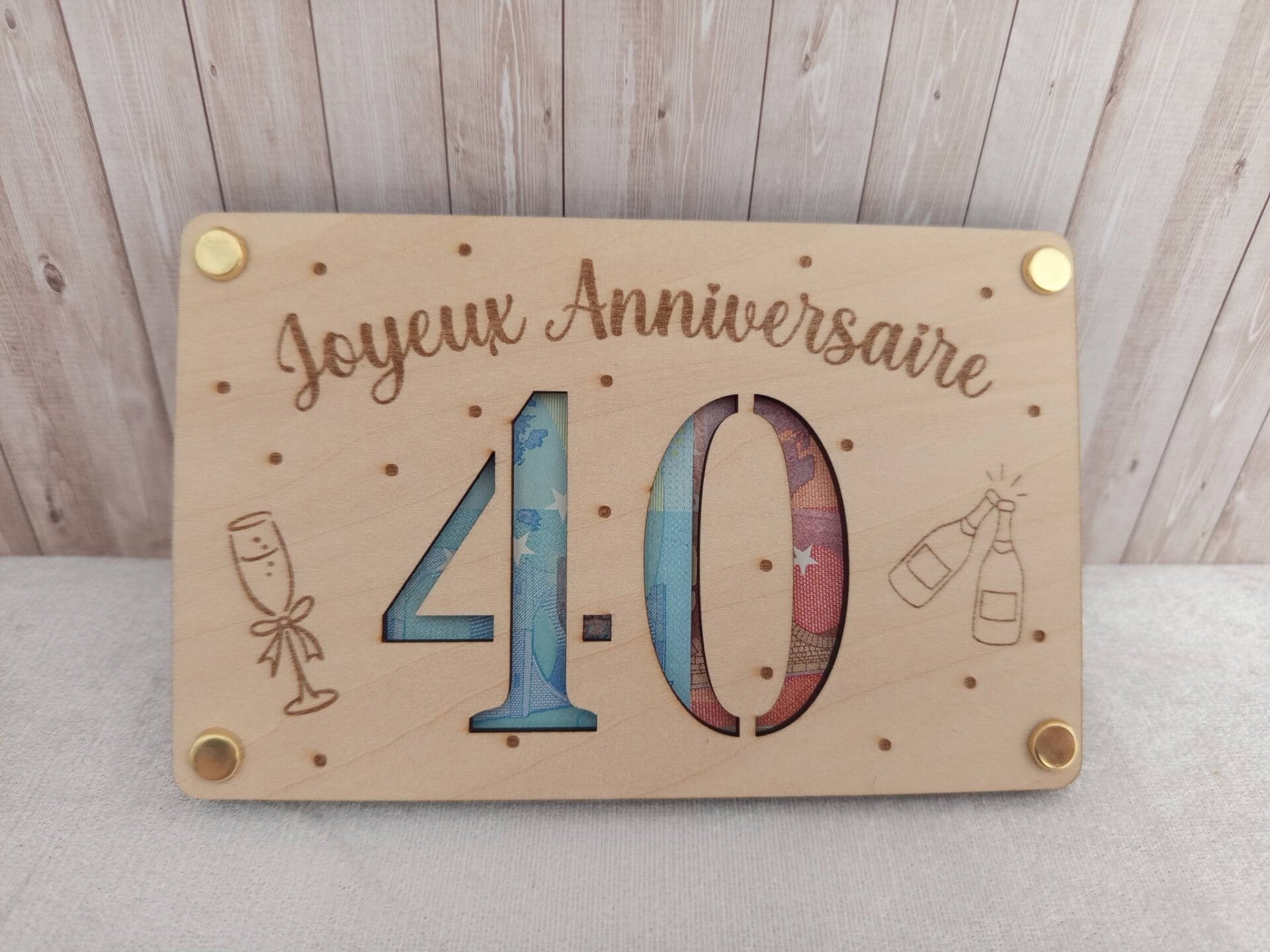 Carte anniversaire âge au choix