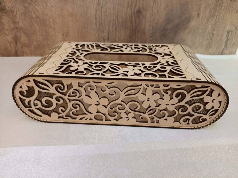 Boîte à mouchoirs en bois B-01