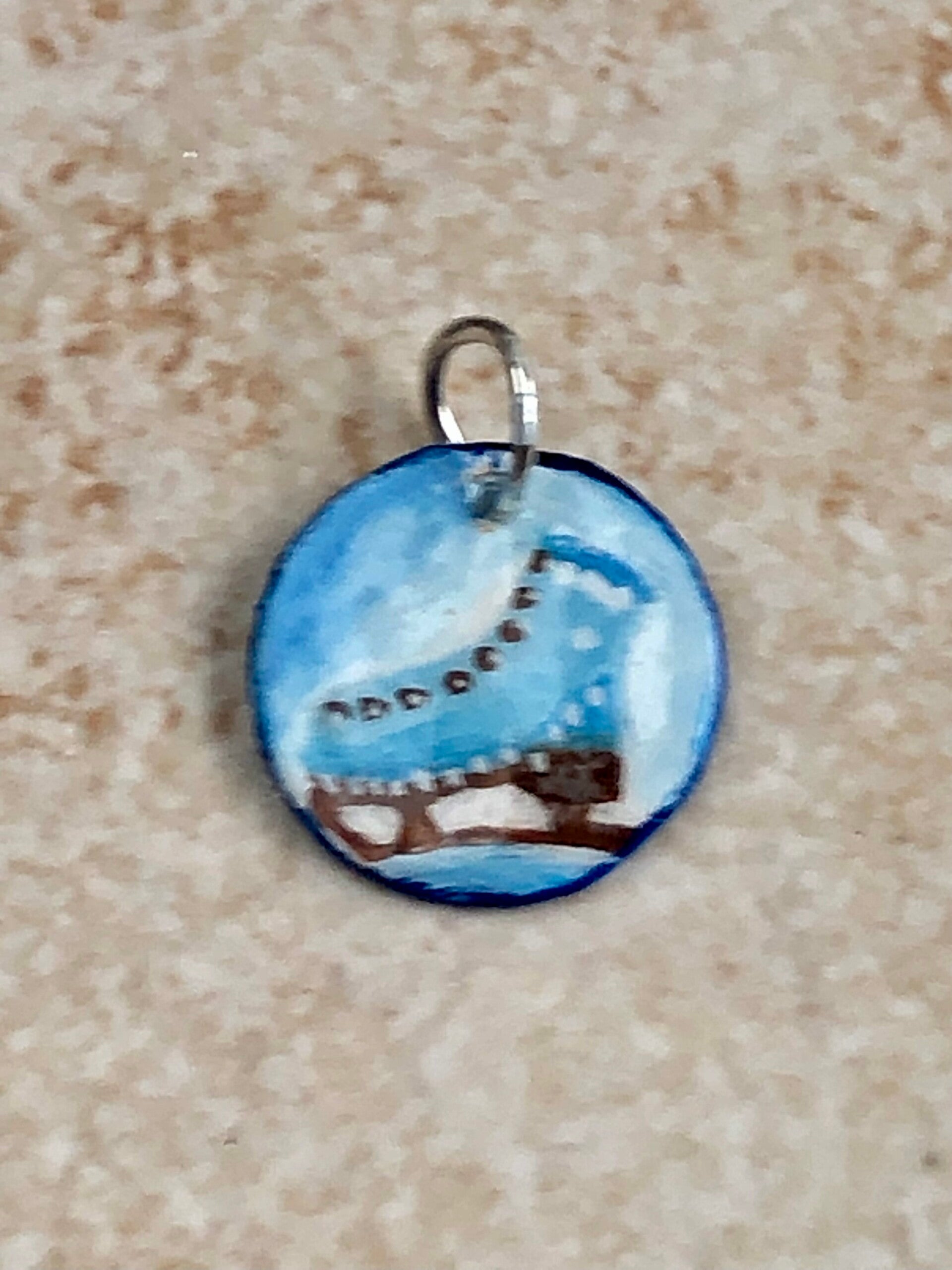 Romantische Schlittschuhe