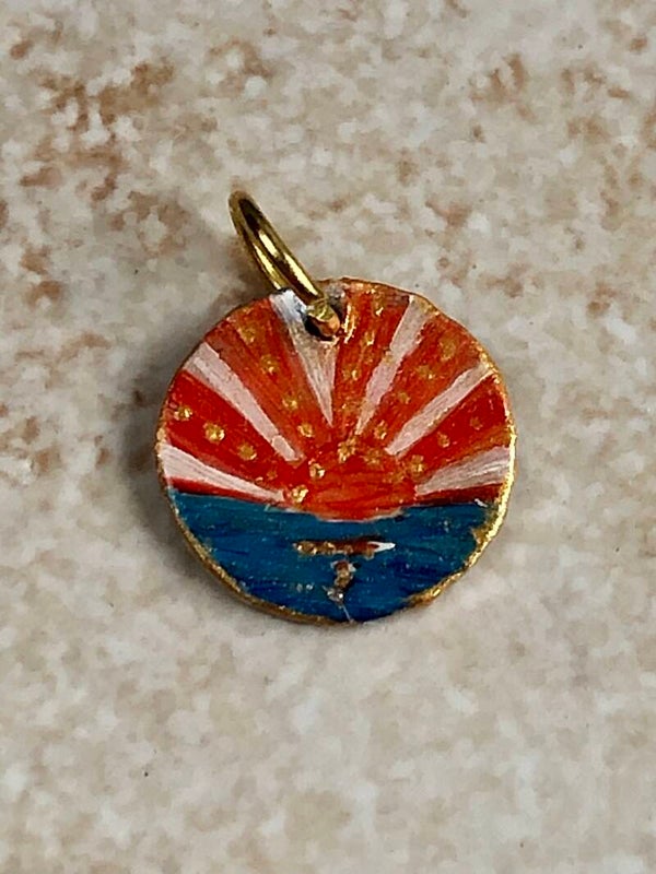 romantischer Sonnenuntergang