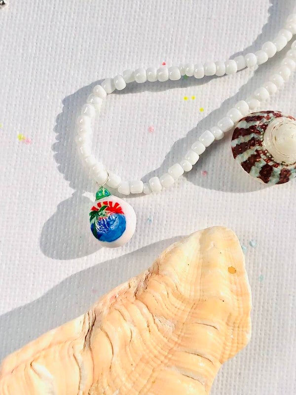 Palmenstrand und Sonne