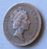 Queen Elizabeth II, DG Regina FD,  UK , 2 NEW PENCE,  1996,  DIA 2.60   th 0.19 cm