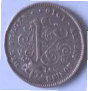 Albert Koning der Belgen, 1910, 2 cent , brons ,  Dia 2.16  THh 0.14 cm