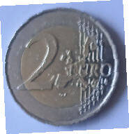 King Albert II , 2000 ,  2 Euro , Dia 2.58 Th 0.20 cm