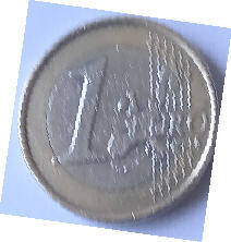 King Albert II , 1999 ,  1 Euro , Dia 2.32 Th 0.22 cm