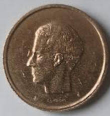 King Boudewijn, 1982 , 20 Fr ,Dia 2.56  Th 0.23 cm
