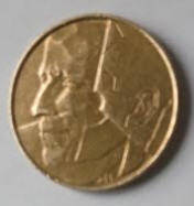 Belgium coin, 1987 ,5 Fr , Dia 2.40 Th 0.16 cm