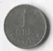 DM 15B . DANMARK - 1964 , 1 ORE , Dia 1.60 Th 0.12 CM 