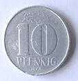 DDR 11 -  1968 , 10 Pfenning , DIa 2.10 , Th 0.18 CM