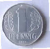 DDR 13 -  1975 , 1 Pfenning , DIa 1.70 , Th 0.14 CM