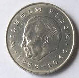 DDR 2 -Wilhelm Pieck. 1972, 20 Mark, Dia 3.30 , Th 0.23 CM