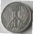 Deutschland , 1952 , 10 Pfennig , Dia 2.10 Th 0.20  CM