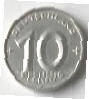 Deutschland , 1952 , 10 Pfennig , Dia 2.10 Th 0.20  CM