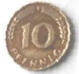 Bundes Republik . 1949 , 10 Pfennig , Dia 2.15 Th 0.16  CM