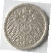 Deutsches Reich  . 1906 , 5  Pfennig , Dia 1.81 Th 0.11 CM
