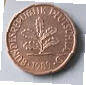 Bundes Republik ,  COPPER ,. 1989 , 2  Pfennig , Dia 1.93 Th 0.14  CM