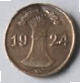 Deutsches Reich  . 1924 , 1 Pfennig , Dia 1.15 Th 0.11  CM