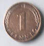 Bundes Republik , BRONZE ,. 1950 , 1  Pfennig , Dia 1.65 Th 0.13  CM