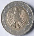 DL 29 A - Euro Coin - 2002 D - 2 Euro - Dia  2.58  Th  0.23 CM