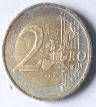 DL29 A - Euro Coin - 2002 D - 2 Euro - Dia  2.58  Th  0.23 CM