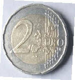 DL30 B - Euro Coin - 2002 F - 2 Euro - Dia  2.57  Th  0.21 CM