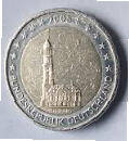 DL 35 A - Euro Coin- Hamburg  -  2008 F - 2 Euro - Dia  2.57  Th  0.22 CM