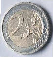 DL35 B - Euro Coin- Hamburg  -  2008 F - 2 Euro - Dia  2.57  Th  0.22 CM