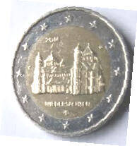 DL 38 A - NIEDERSACHSEN  -Euro Coin - 2014 D  - 2 Euro - Dia  2.57  Th  0.22 CM