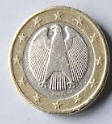 DL 41 A -  BRD  -Euro Coin - 2002   - 1 Euro - Dia  2.32  Th  0.18 CM