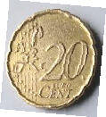 DL45 B -  BRD  -Euro Coin - 2006  F  - 20  Euro Cent - Dia  2.23  Th  0.22 CM