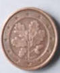 DL 52 A -  BRD  -Euro Coin - 2002  F  - 1  Euro Cent - Dia  0.64 Th  0.06 CM