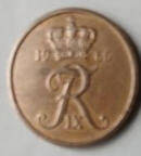 DM 10A . DANMARK - 1966 , 5 ORE , Dia 240 Th 0.16 CM 