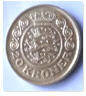 DM 1B .  DANMARK - MARGRETHE II  -1990 , 20 KRONER , Dia 2.68 Th 0.23 CM 