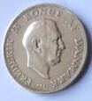 DM 2A .  DANMARK -  FREDERIK IX -  1948 , 1 KRONE , Dia 2.55 Th 0.17 CM 