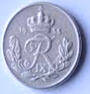 DM 9A . DANMARK - 1955 , 10 ORE , Dia 1.78 Th 0.14 CM 