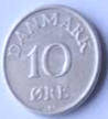DM 9B . DANMARK - 1955 , 10 ORE , Dia 1.78 Th 0.14 CM 