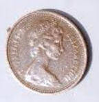 Queen Elizabeth II , South Africa,, 1989  , , Dia  1,1 th 0,11 cm