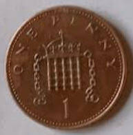 Queen Elizabeth II, DG Regina, 1982 , one Pence, Dia 2.03 th 0.14 cm